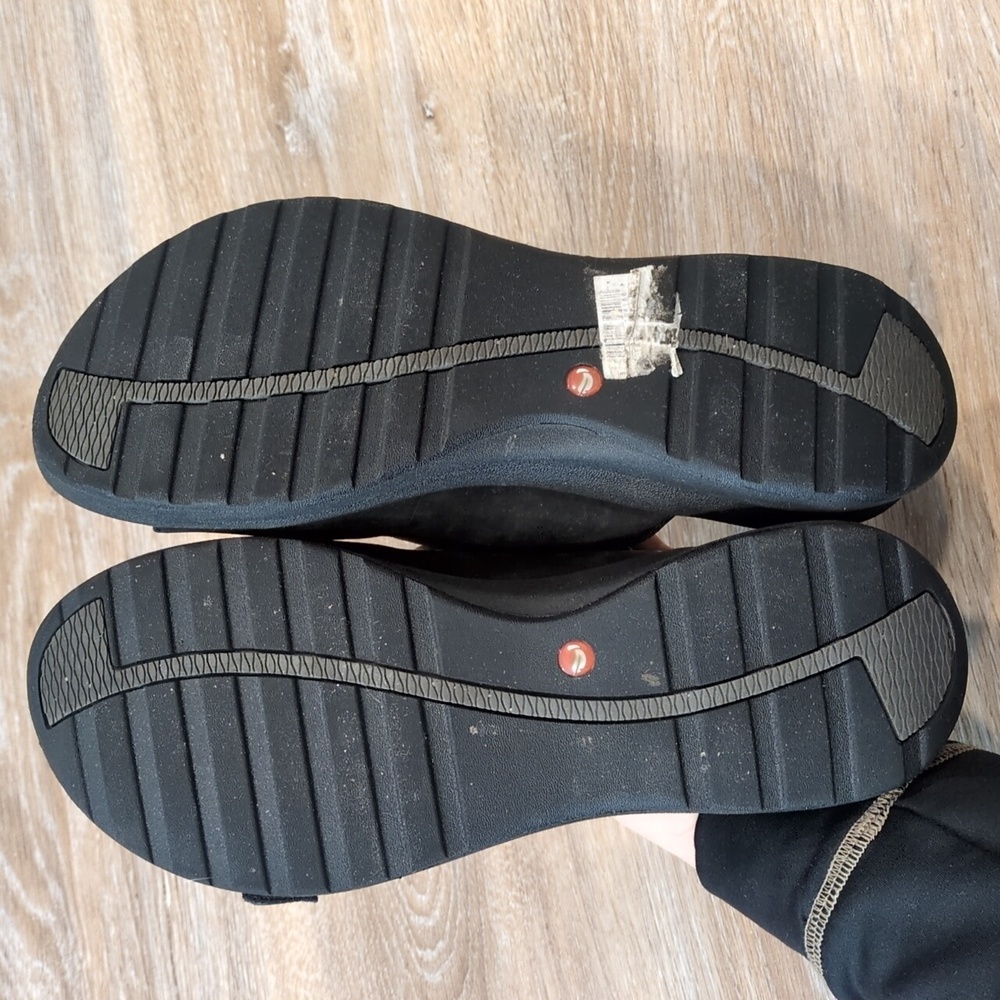 ❤️🌟NIB Clarks Unstructured Everlay Dixey Women's Black Sandals size 8.5 W❤️🌟 - Picture 7 of 11